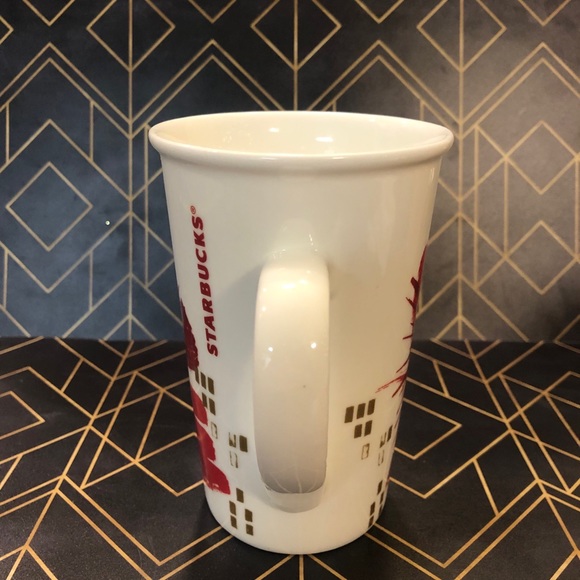 Starbucks Holiday 2014 Red Gold Mug - Picture 5 of 8